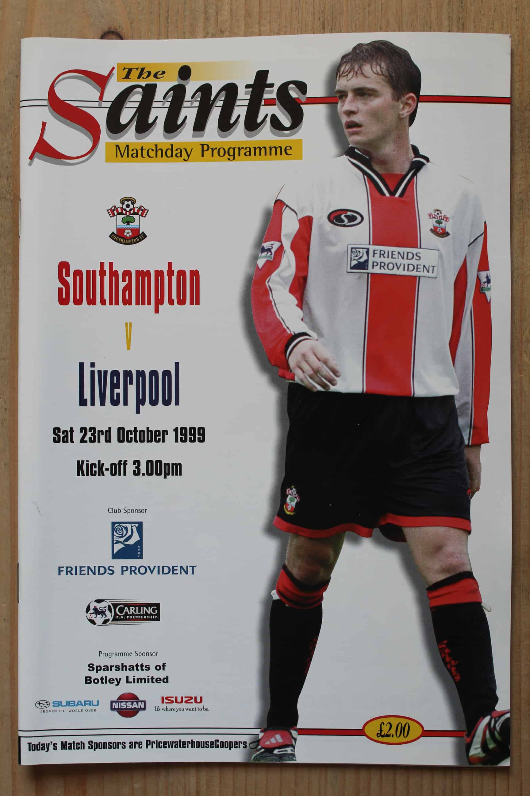 Southampton FC v Liverpool FC